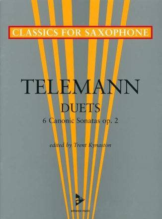 Duets 6 canonic sonatas op.2 for 2 saxophones (AA/TT)