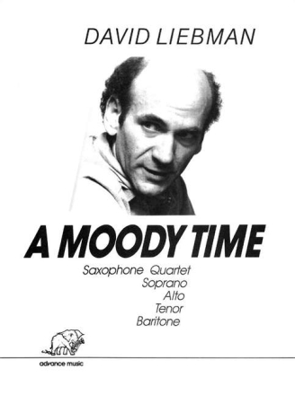A moody Time for 4 saxophones (SATB) score and parts