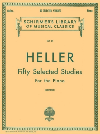 50 selected Studies for piano