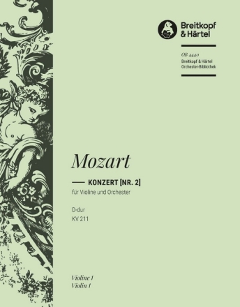 Konzert D-Dur Nr.2 KV211 fr Violine und Orchester Violine 1