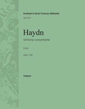 Sinfonie B-Dur Nr.105 Hob.I:105 fr Violine, Violoncello, Oboe, Fagott und Orchester Violine solo