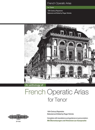 French Operatic Arias from the 19th Century Repertoire for tenor and piano
