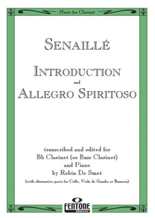 Introduction and Allegro spiritoso fr Klarinette (Baklarinette) und Klavier