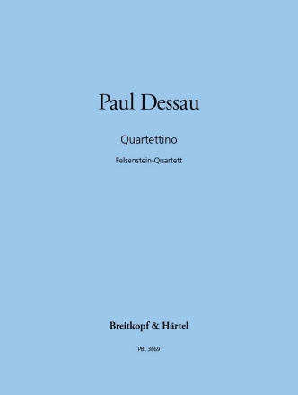 Quartettino Streichquartett Nr.5 fr 2 Violine, Viola und Violoncello Studienpartitur