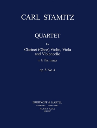 Quartett Es-Dur op.8,4 fr Klarinette (Oboe), Violine, Viola und Violoncello