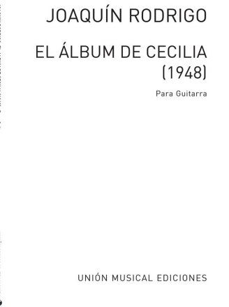 El lbum de Cecilia 6 piezas fciles adaptadas para guitarra