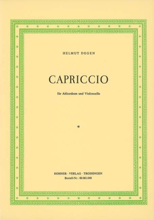 Capriccio fr Violoncello und Akkordeon