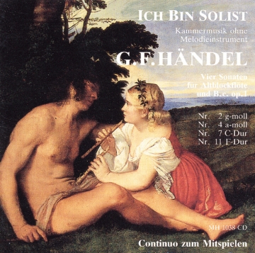 4 Sonaten aus op.1 fr Altblockflte und Bc CD mit der Continuo-Begleitung zum Soloinstrument