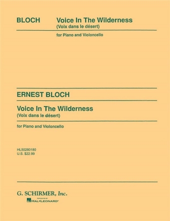 Voice in the Wilderness for cello and piano