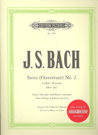 Suite h-Moll BWV1067 fr Flte und Streichorchester (+CD) fr Flte und Klavier