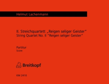 Streichquartett Nr.2 fr 2 Violinen, Viola und Violoncello Partitur