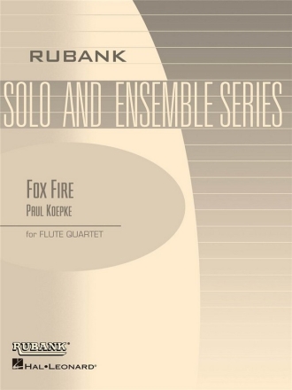 Fox Fire for flute quartet score and parts