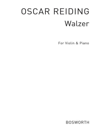 Walzer op.22,2 for violin and piano Verlagskopie