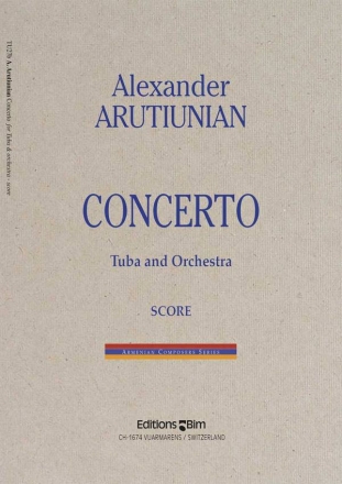 Concerto for tuba and orchestra score