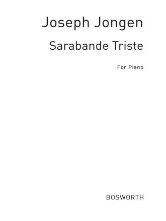 Sarabande triste for piano Verlagskopie