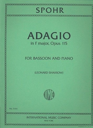 Adagio F major op.115 bassoon and piano
