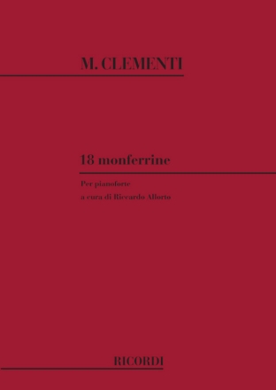 18 Monferrine fr Klavier