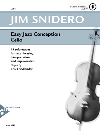 Easy Jazz Conception (+Online Audio) for cello 15 solo etudes for jazz phrasing, interpretation and improvisation