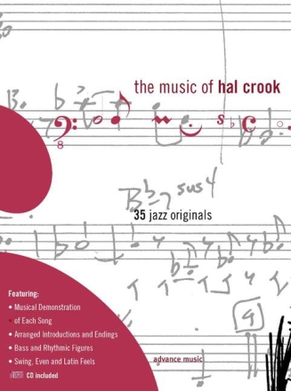 The music of Hal Crook (+CD) - 35 Jazz originals for trombone, guitar and piano