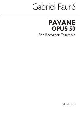 Pavane op.50  for recorder ensemble (SAATTB) (Gb ad lib) score