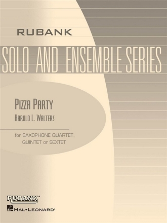Pizza-Party for 4 saxophones (AATB) and optional alto sax 3 and tenor sax 2,  score and parts