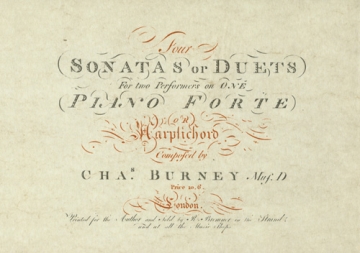 Sonatas or Duets for 2 performers on one pianoforte