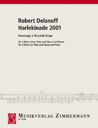 Harlekinade 2001 Hommage a Riccardo Drigo fr 2 Flten (Flte / Oboe) und Klavier