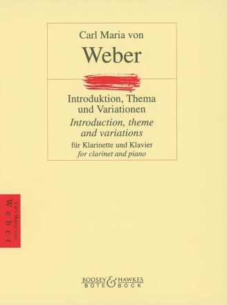 Introduktion, Thema und Variationen fr Klarinette und Klavier