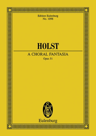A Choral Fantasia op.51 fr Chor, konzertierende Orgel und Orchester Studienpartitur