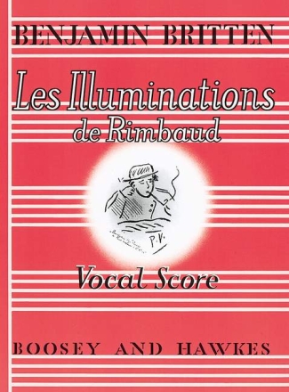 Les illuminations de Rimbaud op.18 fr hohe Singstimme und Streichorchester,  Klavierauszug