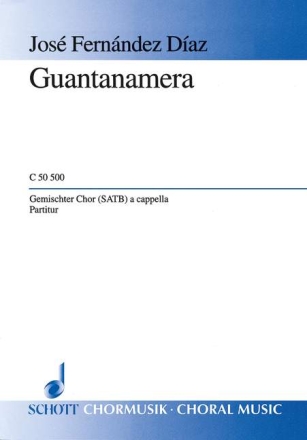 Guantanamera fr gemischten Chor (SATB) Chorpartitur