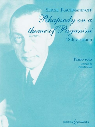 18th Variation from the Rhapsody on a Theme of Paganini for piano