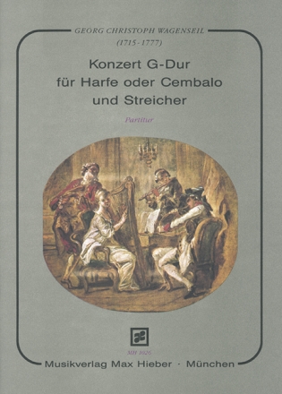 Konzert G-Dur fr Harfe (Cembalo) und Streicher Partitur