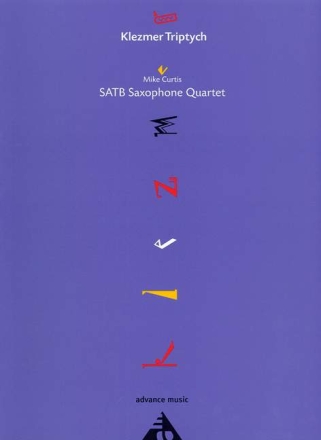 Klezmer Triptych for 4 saxophones (SATB) score and parts