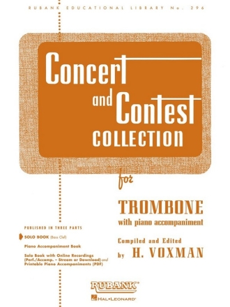 Concert and Contest Collection for trombone (bass clef) and piano trombone part