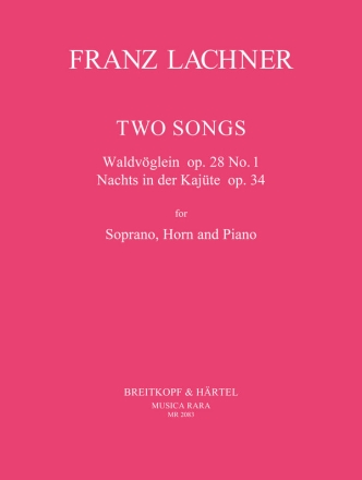 2 Songs fr Sopran, Horn und Klavier