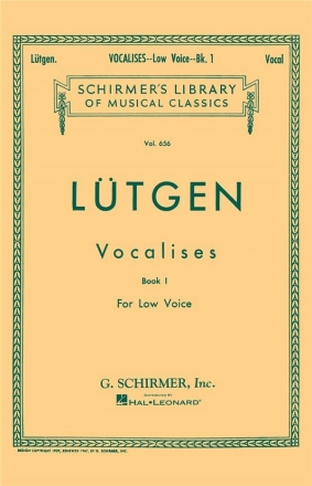 Vocalises vol.1 for low voice and piano