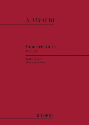 Concerto in re F.VII:10 per oboe e pianoforte