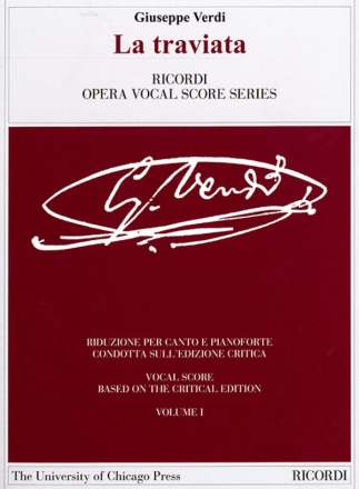 La Traviata Bnde 1 und 2 Klavierauszug (it/en, broschiert)