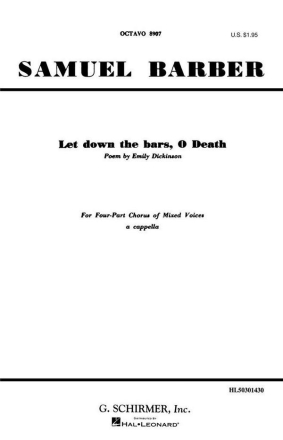 Let down the Bars o Death for mixed chorus a cappella score