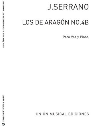 Los de Aragon para voz y piano