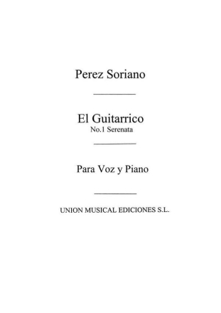 El guitarrico Serenata para voz y piano