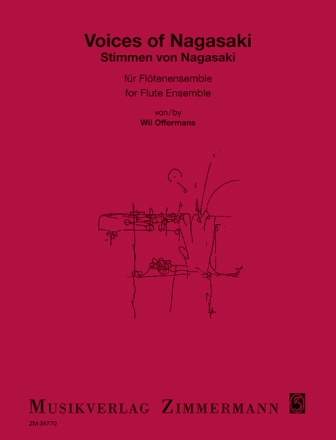 Voices of Nagasaki fr Flten-Ensemble Partitur und Stimmen