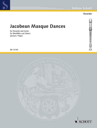 Jacobean Masque Tunes for recorder and guitar