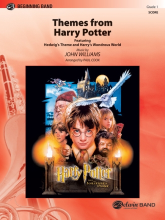Themes from Harry Potter for concert band score and parts