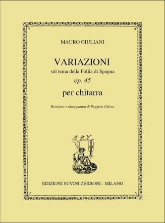 Variazioni sul tema della Follia di Spagna op.45 per chitarra