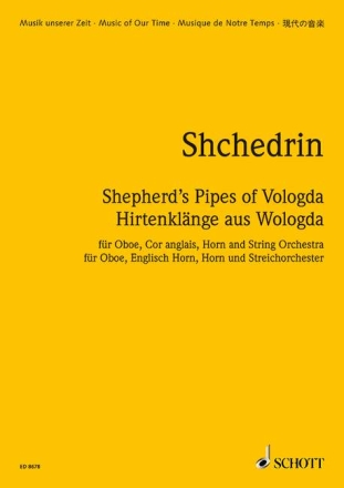 Hirtenklnge aus Wologda fr Oboe, Englischhorn, Horn und Streichorchester Studienpartitur