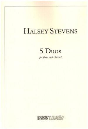 5 Duos for flute and clarinet 2 scores