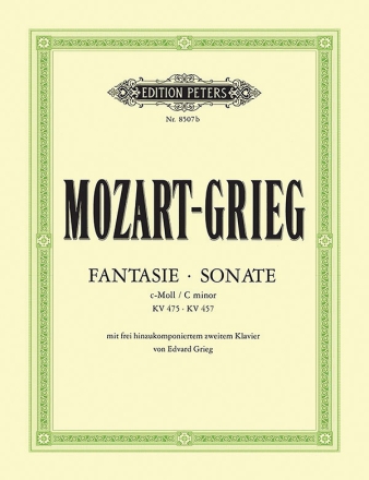 Sonate und Fantasie fr Klavier mit frei hinzukomponiertem zweiten Klavier von E.Grieg