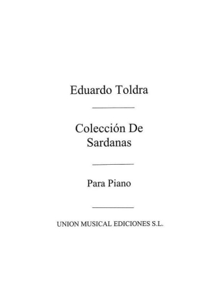 Coleccion de Sardanas para piano